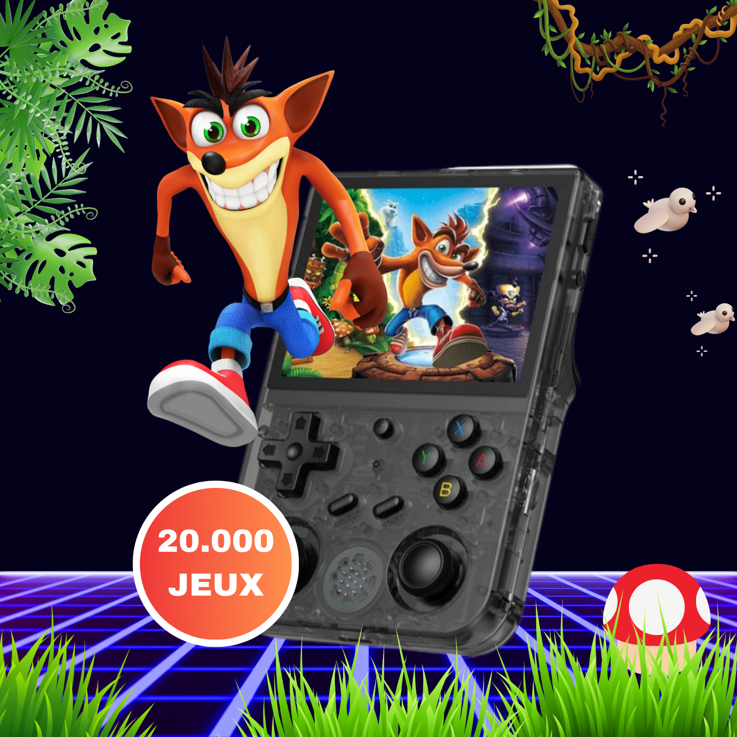 🎮 Console Rétro Gaming - 20 000 Jeux Inclus !